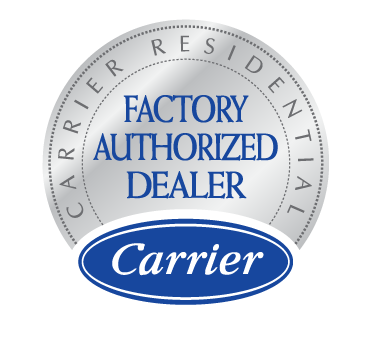 Carrier FAD logo tag in white