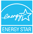 A blue logo for Energy Star featuring the words "Energy" in a cursive font above a star and "ENERGY STAR" in bold letters at the bottom. The design emphasizes energy efficiency and environmental responsibility.